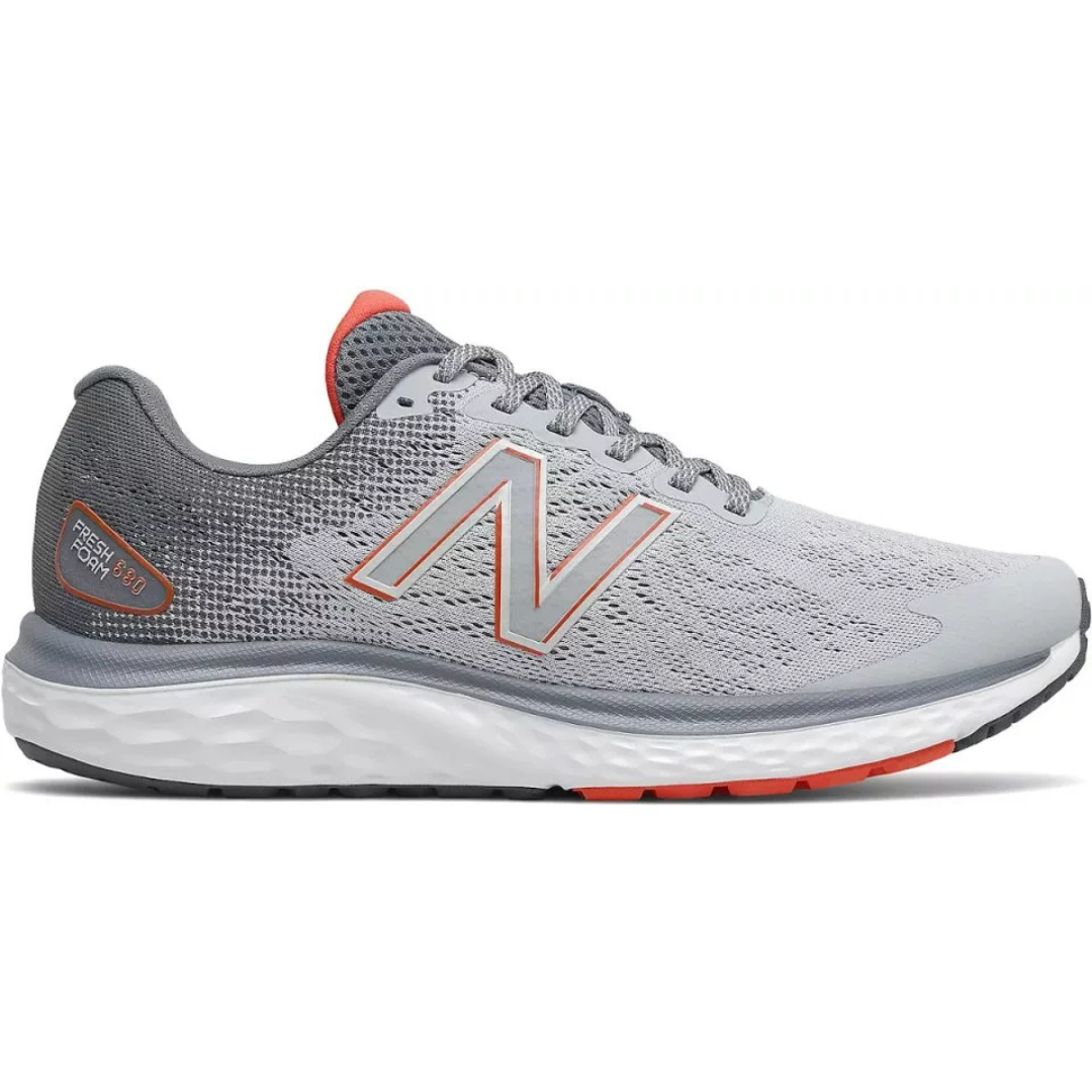 NEW BALANCE Sive Muške Patike Fresh Foam 680 v7 'Grey Ghost Pepper'